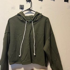 Wild cable olive hoodie